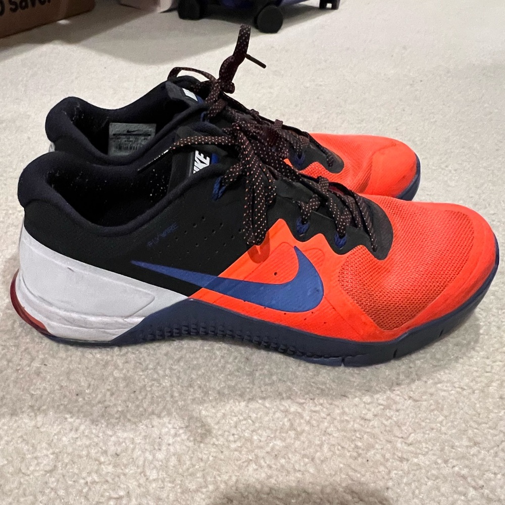 Nike orange and blue Athletic Shoes